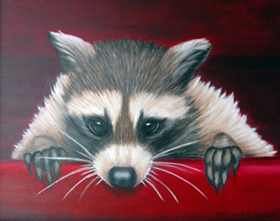 Raccoon, Nature, Nature Art, Oil Painting, Art, Artwork